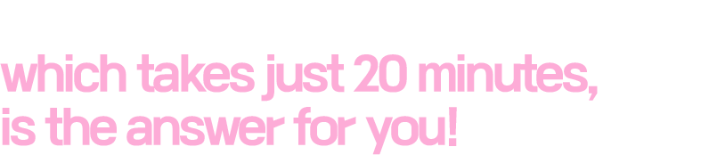 20분 완성! Under-eye Fat Repositioning가 정답!