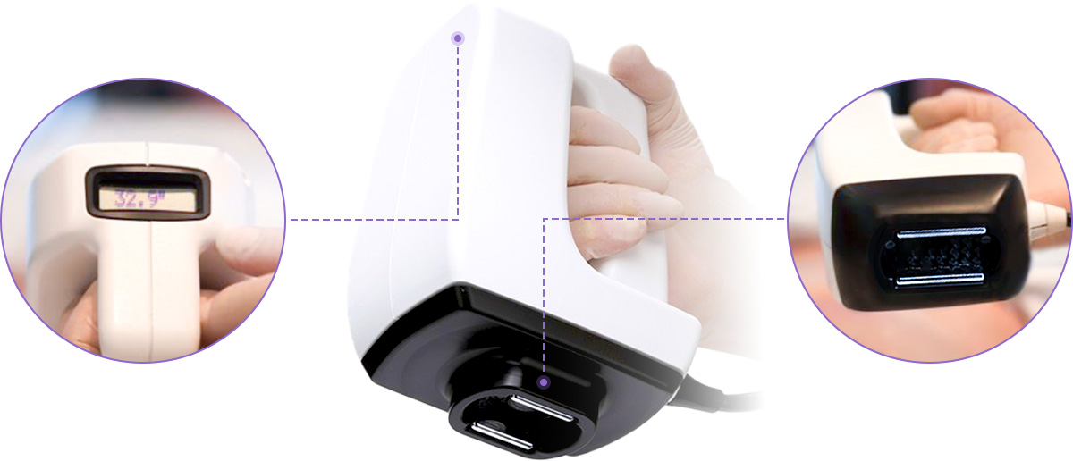 Real-Time Temperature Check Screen InMode Temperature Sensor