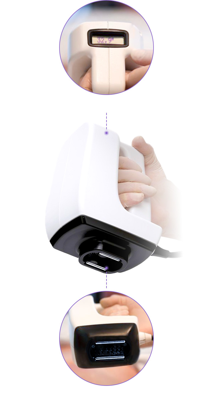 Real-Time Temperature Check Screen InMode Temperature Sensor