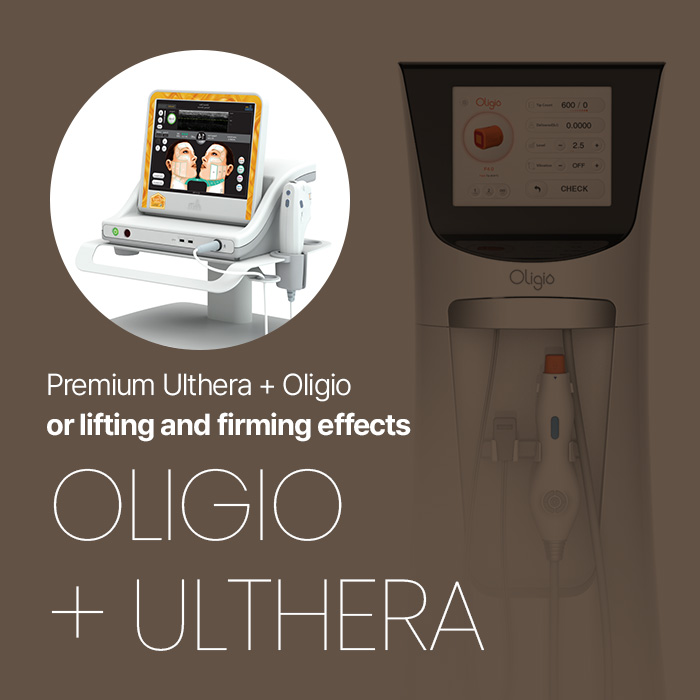 Premium Ulthera + Oligio for lifting and firming effects