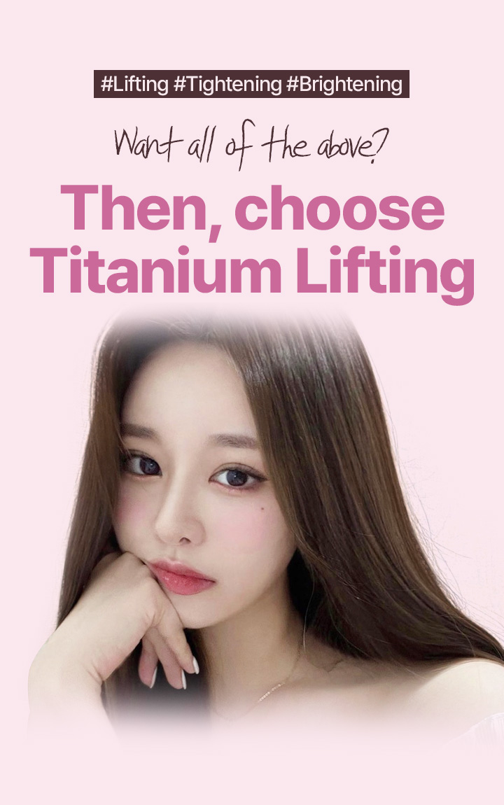 #Lifting #Tightening #Brightening Achieve three effects at the same time like never before with! Titanium Lifting