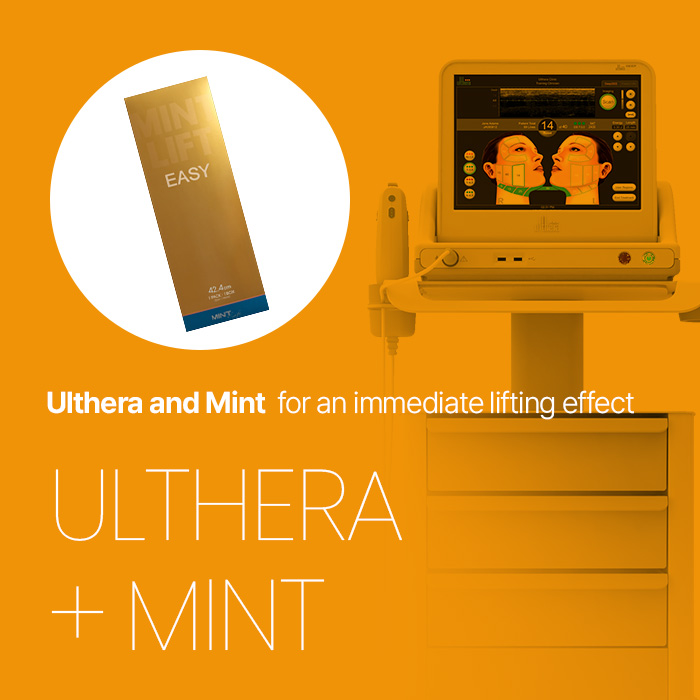 Ulthera and Mint for an immediate lifting effect